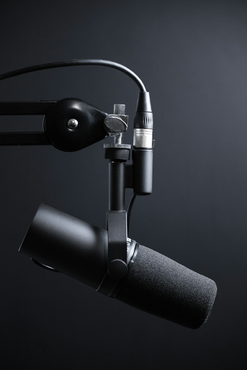 Vintage microphone in SON16 recording booth